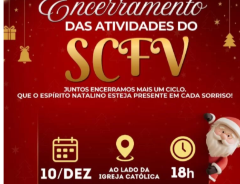 Camala celebra encerramento das atividades do SCFV com programao natalina especial